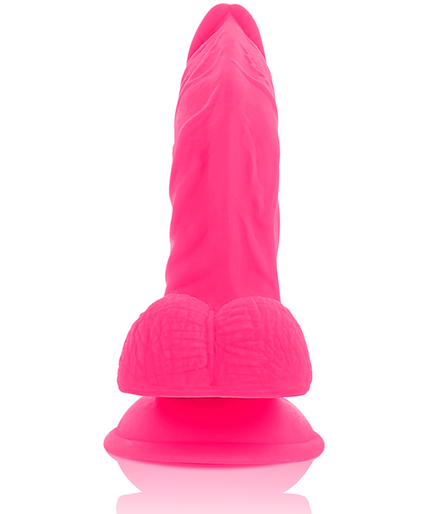 DIVERSIA - FLEXIBLE VIBRATING DILDO PINK 21.5 CM -O- 4.5 CM