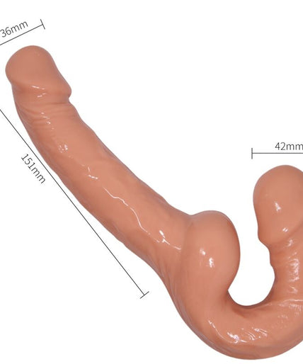 BAILE - ULTRAPASSIONATE DILDO MET HARNESS ZONDER ONDERSTEUNING