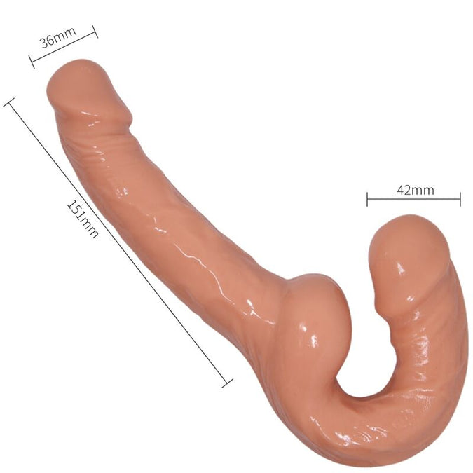 Baile – Ultrapassionele Dildo met Harnas Zonder Ondersteuning