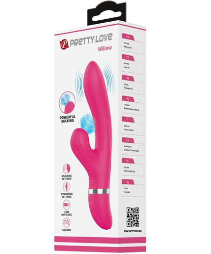 PRETTY LOVE - WILLOW RABBIT VIBRATOR AND SUCTION