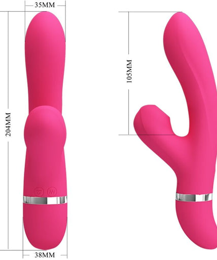 PRETTY LOVE - WILLOW RABBIT VIBRATOR AND SUCTION