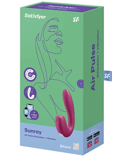 Satisfyer – Stimulator en Vibrator Sunray App Rood