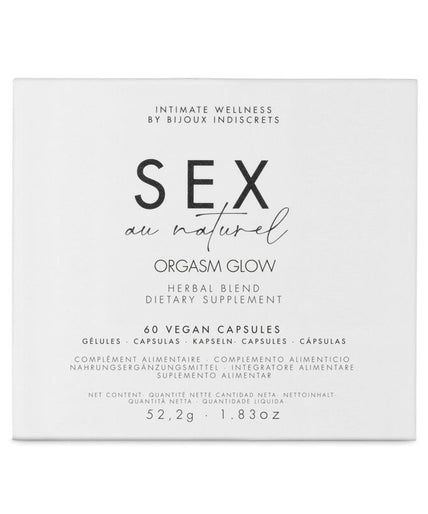 BIJOUX - ORGASM GLOW VOEDINGSSUPPLEMENT 60 CAPSULES