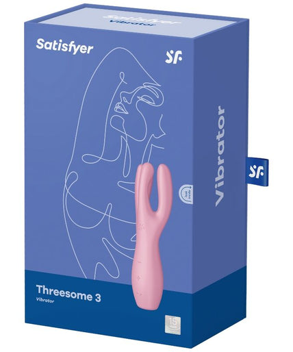 SATISFYER - THREESOME 3 VIBRATOR PINK