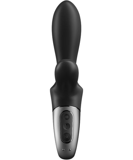 SATISFYER - HEAT CLIMAX+ ANAL VIBRATOR APP BLACK