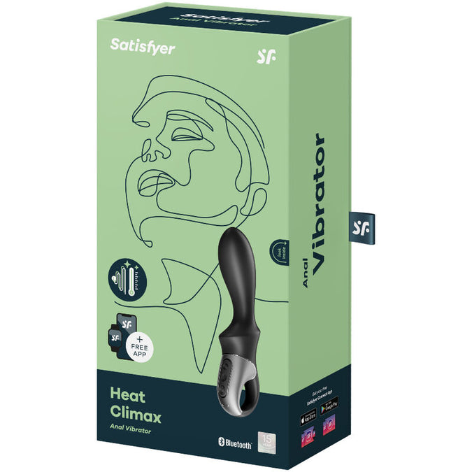 Satisfyer – Heat Climax Anale Vibrator App Zwart