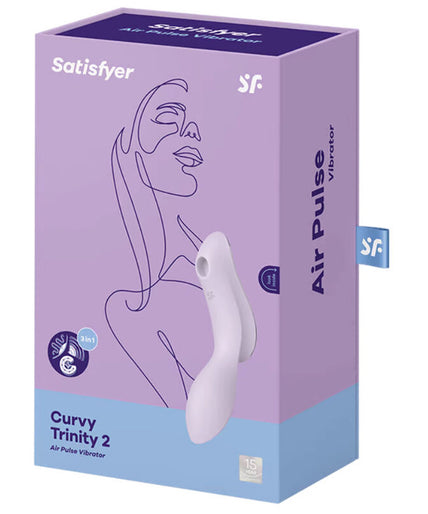 Satisfyer – Curvy Trinity 2 Luchtdruk Vibrator Paars