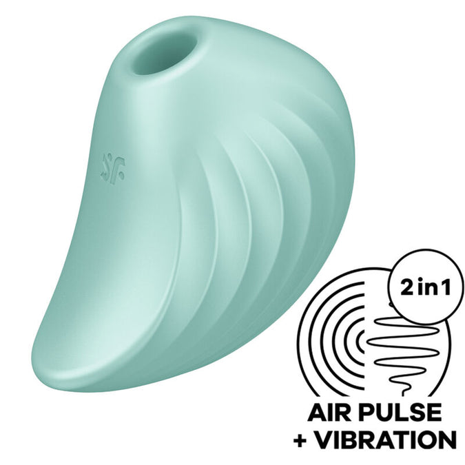 Satisfyer – Pearl Diver Air Pulse Stimulator & Vibrator Green