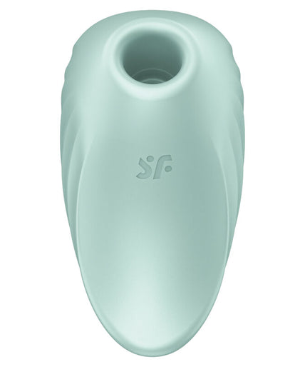 SATISFYER - PEARL DIVER AIR PULSE STIMULATOR & VIBRATOR GREEN