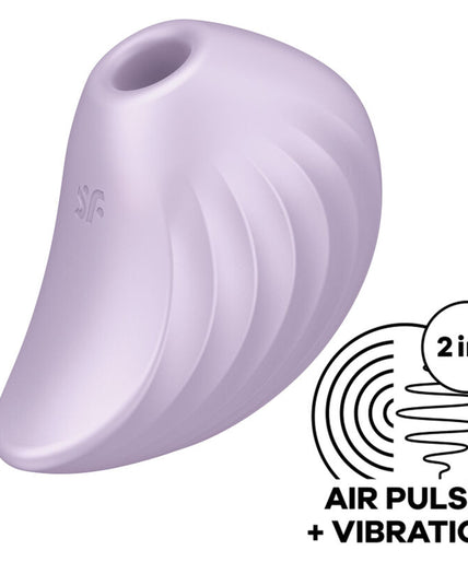 SATISFYER - PEARL DIVER AIR PULSE STIMULATOR & VIBRATOR VIOLET