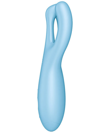 SATISFYER - THREESOME 4 VIBRATOR APP BLUE