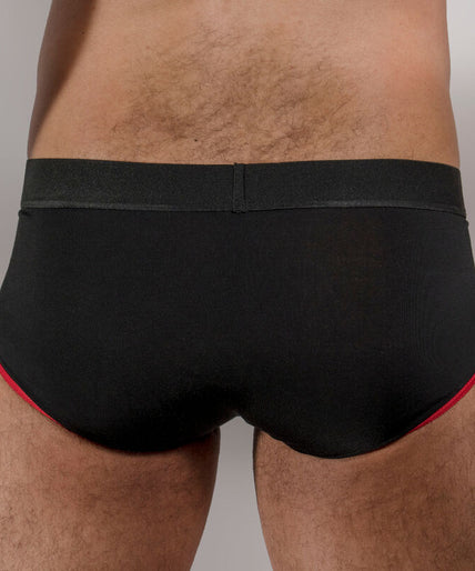 MACHO - MS24R BRIEF UNDERPANTS DARK RED XL