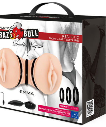 CRAZY BULL - EMMA REALISTIC DOUBLE VAGINA MASTURBATOR