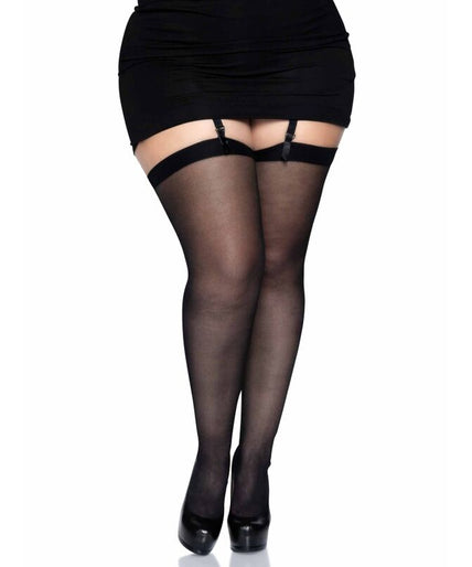 LEG AVENUE - ZWARTE PANTY PLUS