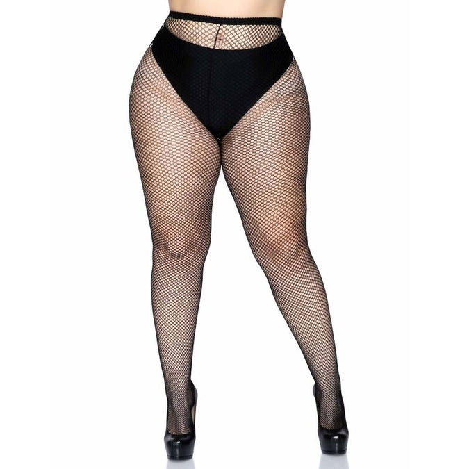 Leg Avenue – Visnetpanty in grote maten