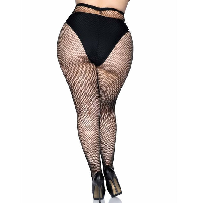 Leg Avenue – Visnetpanty in grote maten