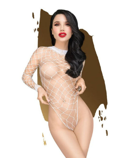 PENTHOUSE - SCANDALOUS TEDDY WHITE XL
