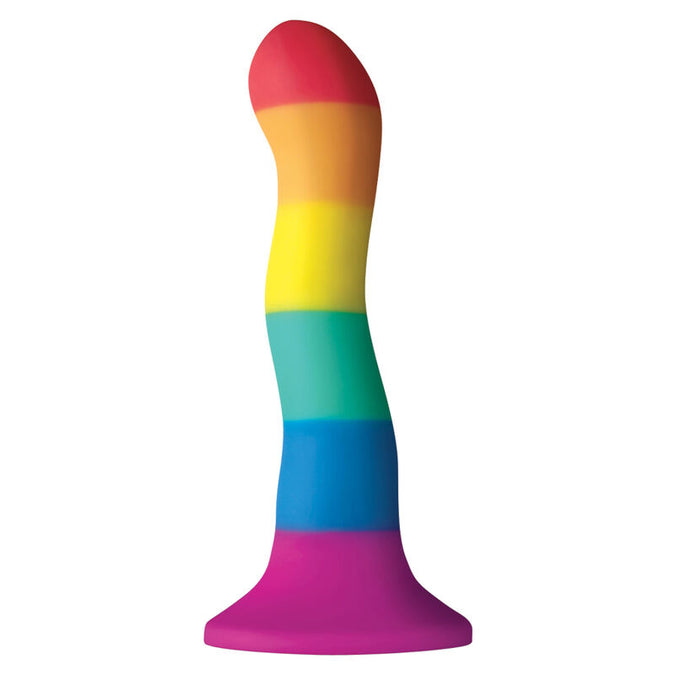 PRIDE - LGBT VLAG DILDO GOLVEND 17 CM