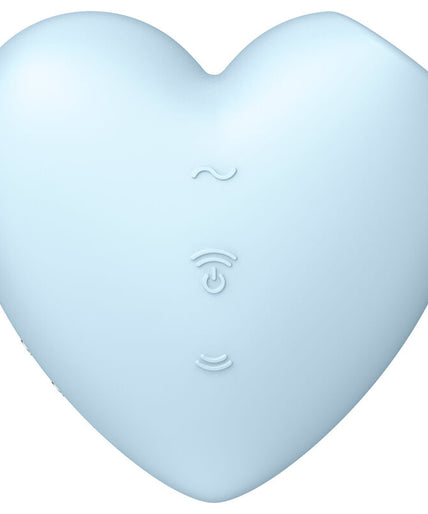Satisfyer – Cutie Heart luchtdrukstimulator en vibrator blauw