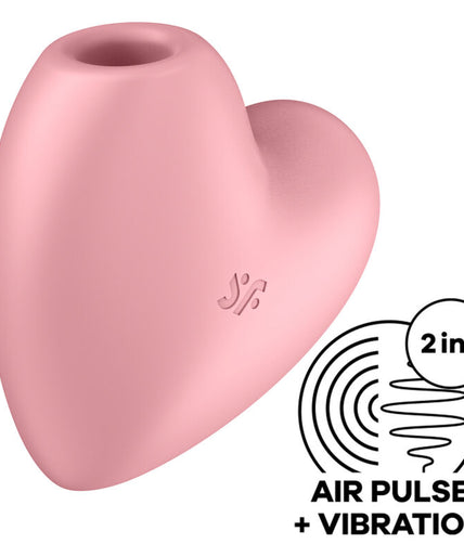 Satisfyer – Cutie Heart Air Pulse Stimulator & Vibrator Roze