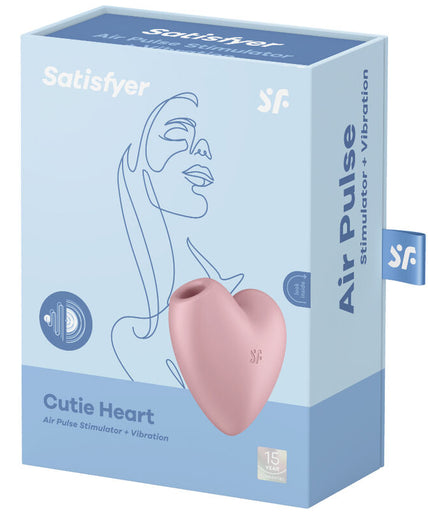 Satisfyer – Cutie Heart Air Pulse Stimulator & Vibrator Roze