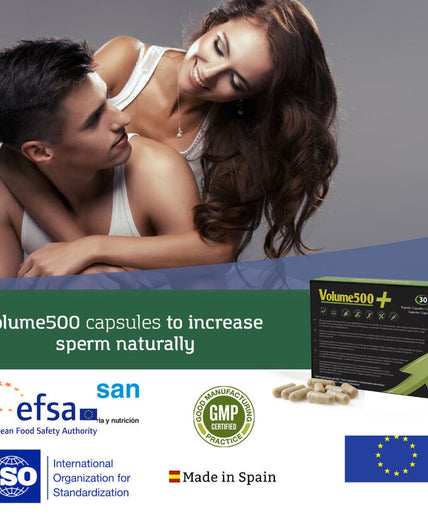 500 COSMETICS - VOLUME 500 VERHOOGT DE KWANTITEIT EN KWALITEIT VAN SPERMA
