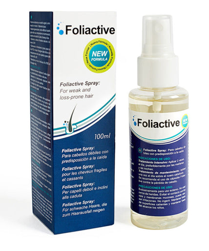 500 COSMETICS - FOLIACTIVE SPRAY. SPRAY OM HAARUITVAL TE VOORKOMEN EN GROEI TE STIMULEREN