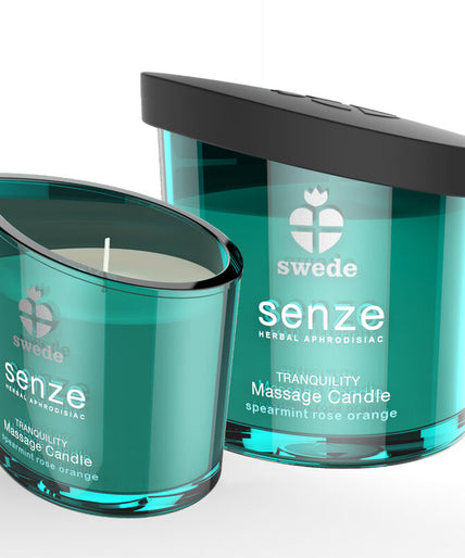 SWEDE - SENZE TRANQUILITY MASSAGEKAARS - KRUIDNAGEL, ROOS, SINAASAPPEL