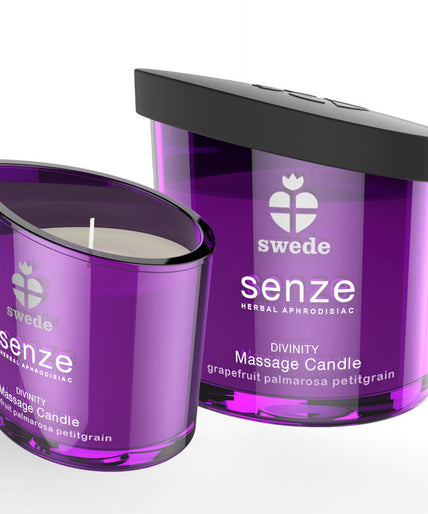ZWEEF - SENZE DIVINITY MASSAGEKAARS - GRAPEFRUIT, PALMAROSA, PETITGRAIN