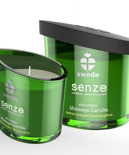 SWEDE - SENZE OPWEKKENDE MASSAGEKAARS - CITROEN, PEPER, EUCALYPTUS