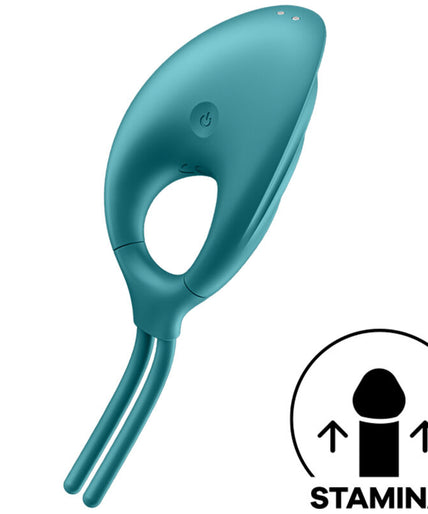 SATISFYER - SWORDSMAN RING VIBRATOR GREEN