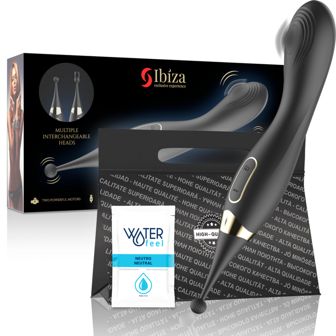 Ibiza – Interchangeable Clitoral Stimulator And Pulsation G Spot Vibrator