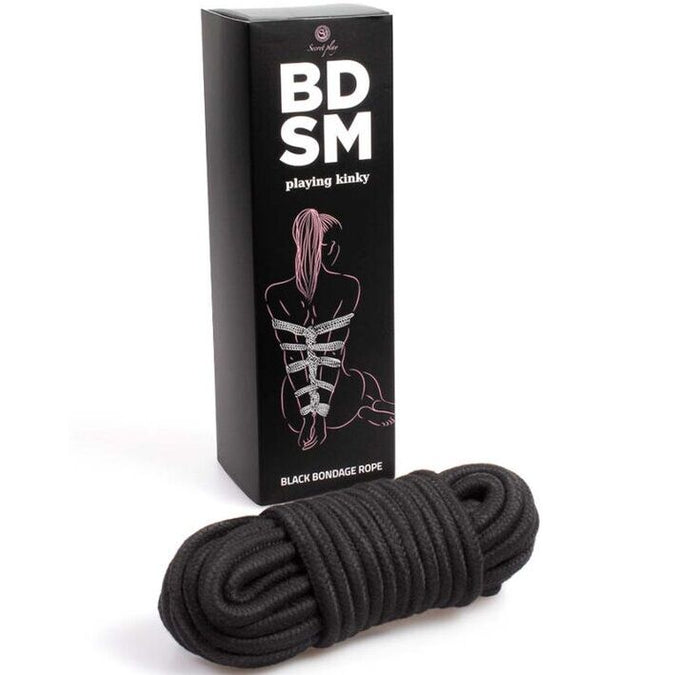 SECRETPLAY - BLACK BONDAGE TOUW BDSM COLLECTIE