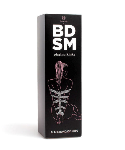 SECRETPLAY - BLACK BONDAGE ROPE BDSM COLLECTION