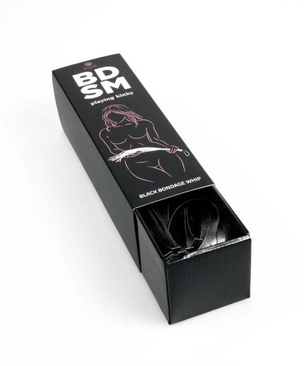 SECRETPLAY - BLACK BONDAGE WHIP BDSM COLLECTION