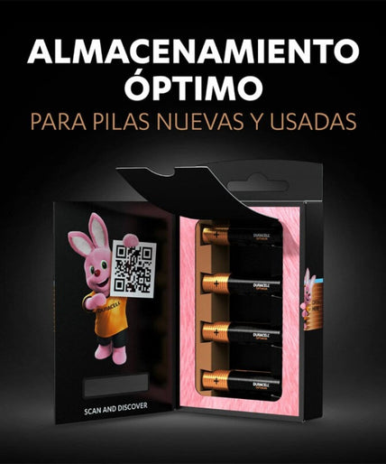 DURACELL - OPTIMUM 200 ALKALINE BATTERIJ AAA LR03 4 STUKS