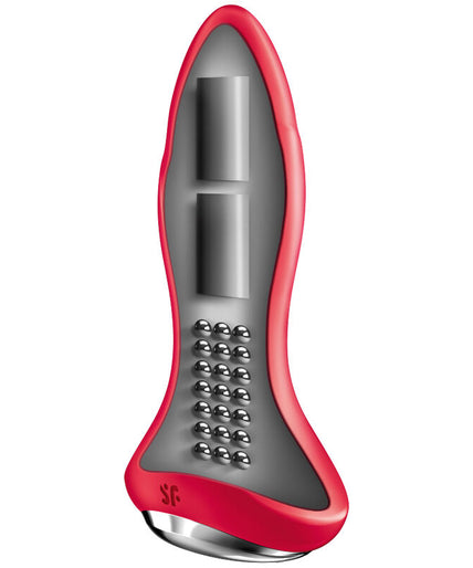SATISFYER - ROTATOR PLUG 1+ VIBRATING PLUG APP RED
