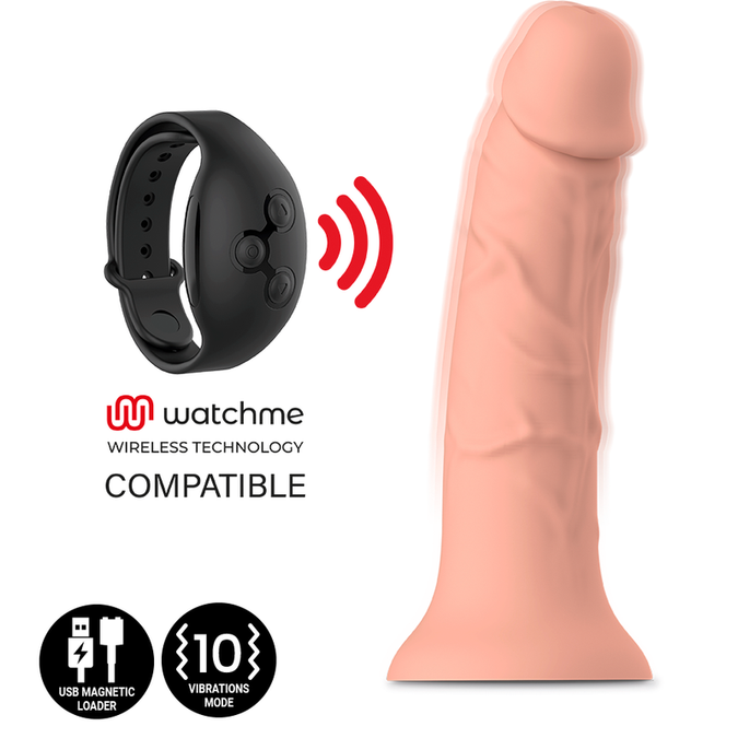 Mythology – Asher Original Dildo S – Vibrator Compatible with Watchme Wireless Technology