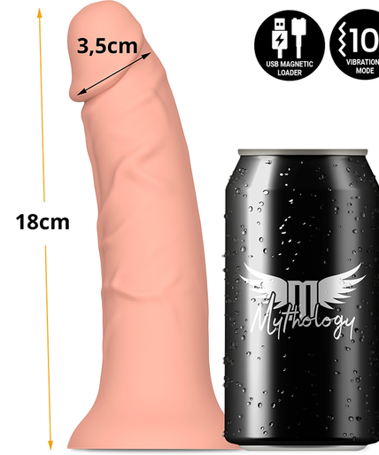 Mythology – Asher Original Dildo S – Vibrator Compatible with Watchme Wireless Technology