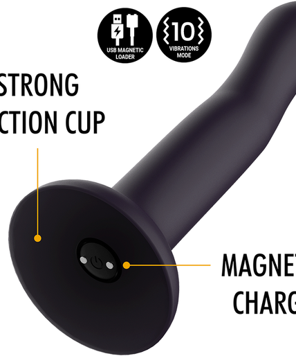 MYTHOLOGY - DUMAN MYSTIC DILDO M - VIBRATOR COMPATIBLE WITH WATCHME WIRELESS TECHNOLOGY