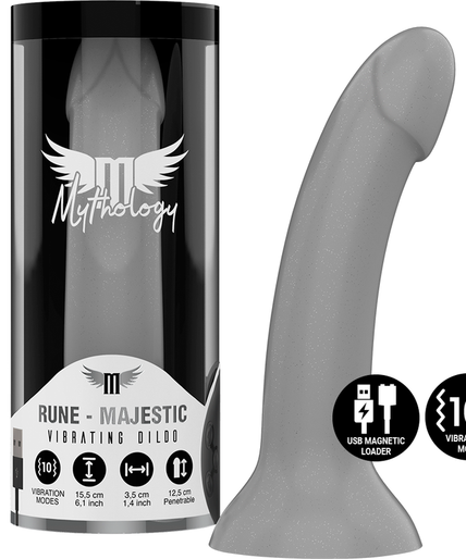 MYTHOLOGY - RUNE MAJESTIC DILDO S - VIBRATOR WATCHME WIRELESS TECHNOLOGY COMPATIBLE