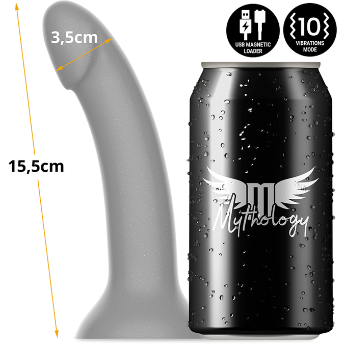 Mythologie – Rune Majestic Dildo S – Vibrator Watchme Draadloze Technologie Compatibel