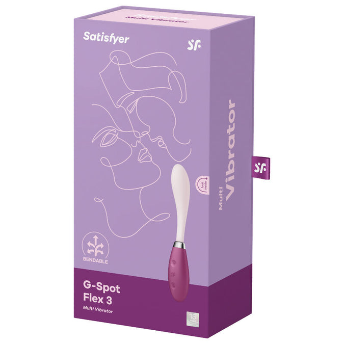 Satisfyer – G-Spot Flex 3 Multi Vibrator Rood