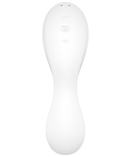 Satisfyer – Curvy Trinity 5 luchtdrukstimulator en vibrator met app, wit