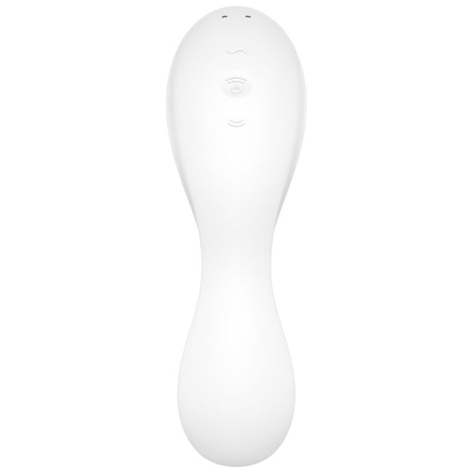 Satisfyer – Curvy Trinity 5 Air Pulse Stimulator & Vibrator App White