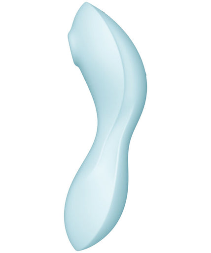 Satisfyer – Curvy Trinity 5 Air Pulse Stimulator & Vibrator App Blue