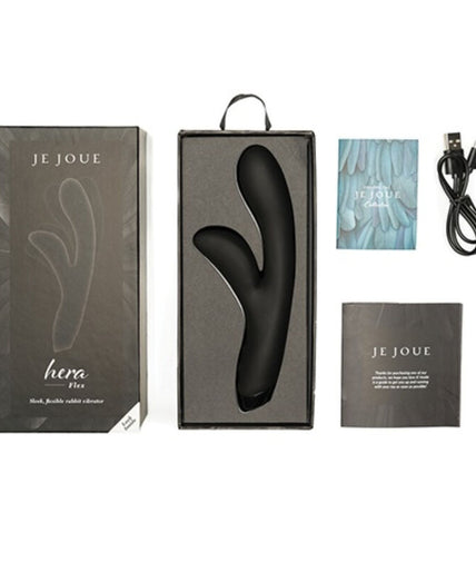 JE JOUE - HERA FLEX RABBIT VIBRATOR - BLACK