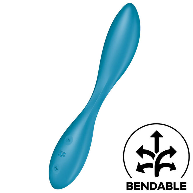 SATISFYER - G-SPOT FLEX 1 MULTI VIBRATOR BLAUW