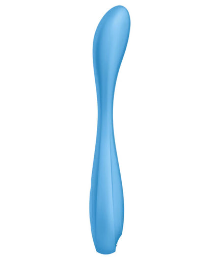 SATISFYER - G-SPOT FLEX 4+ MULTI VIBRATOR APP BLUE