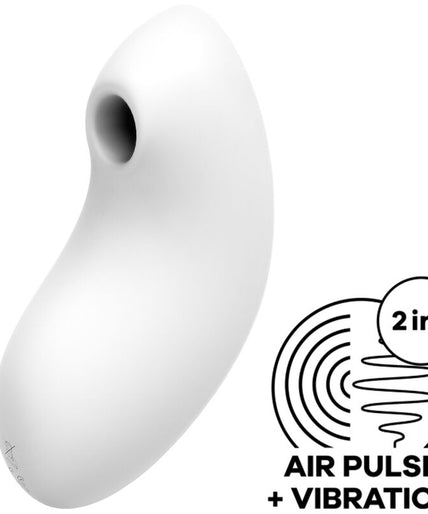 Satisfyer – Vulva Lover 2 Air Pulse Stimulator & Vibrator White